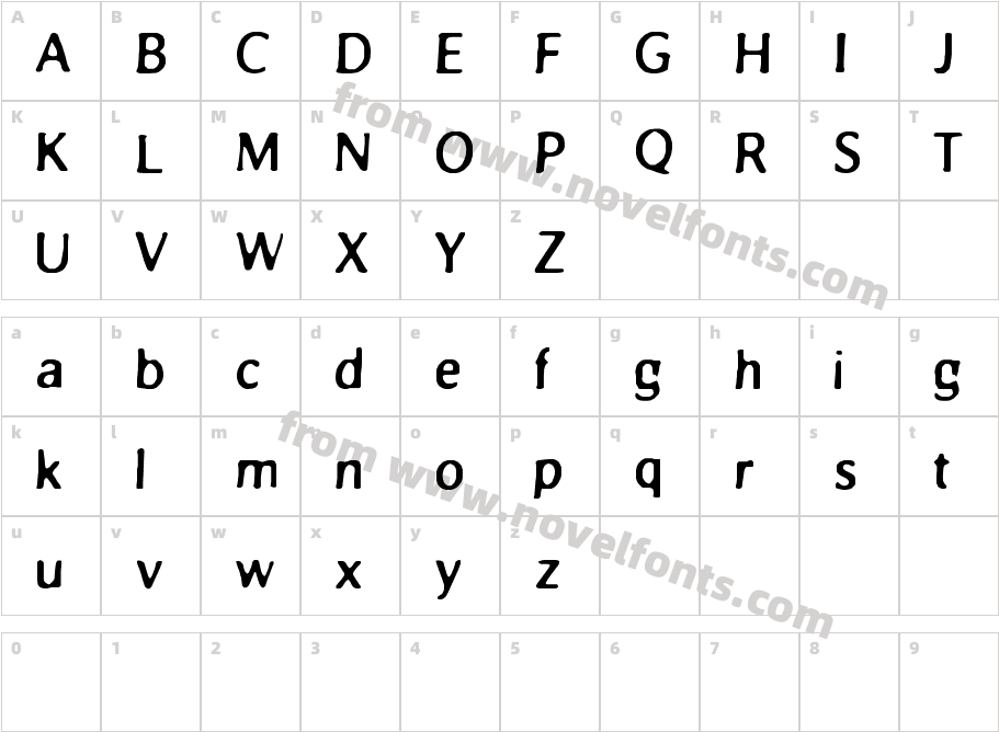 BlurCharacter Map