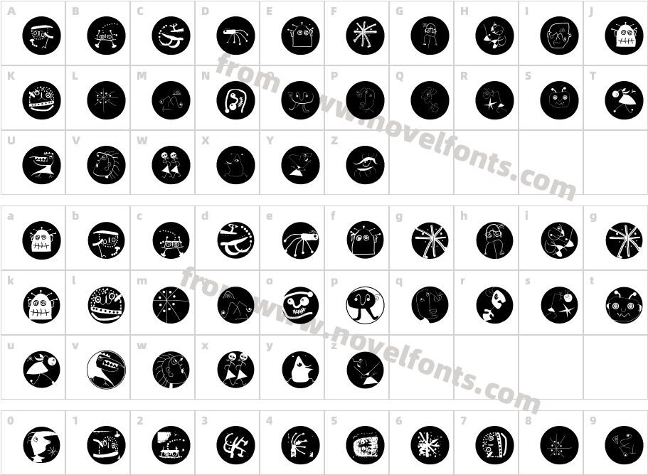 MirodishCharacter Map