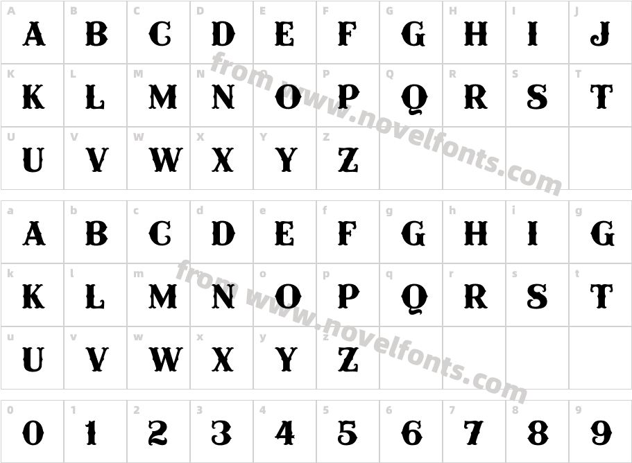 Miss Scarlett PlainCharacter Map