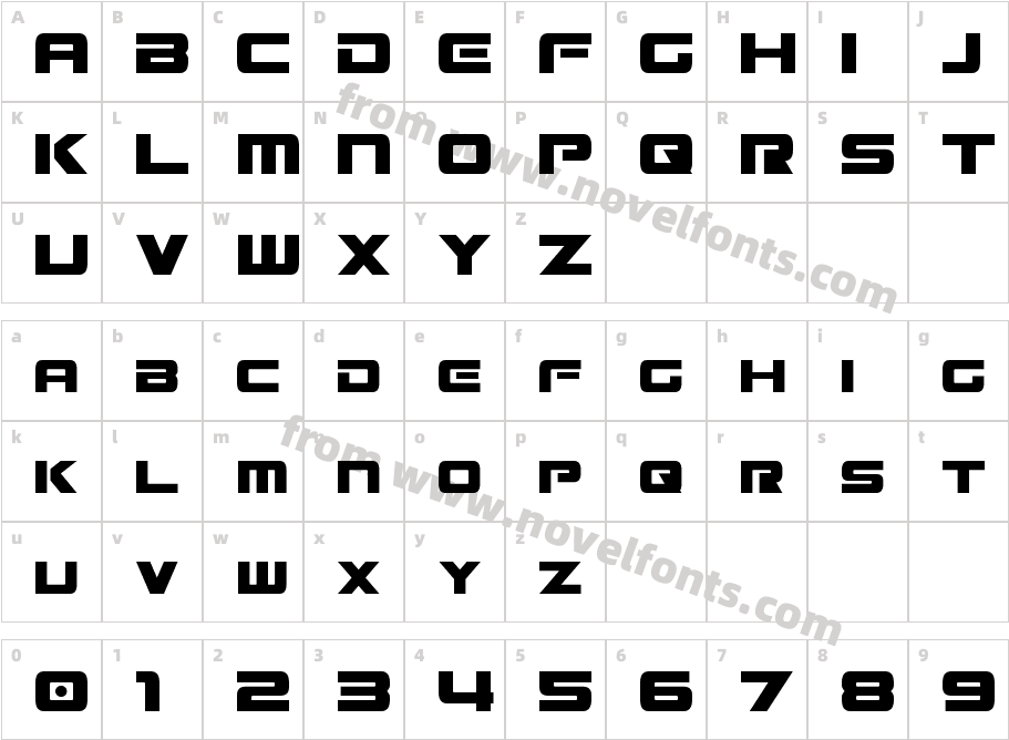 Mission GT-RCharacter Map