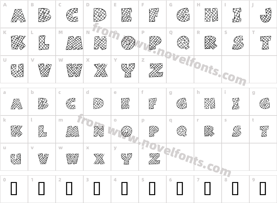 Mixed GrillCharacter Map