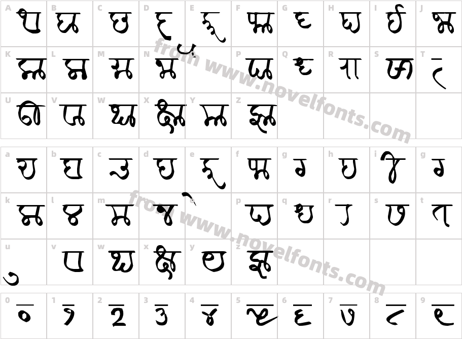 Mo Di Khilari 1Character Map