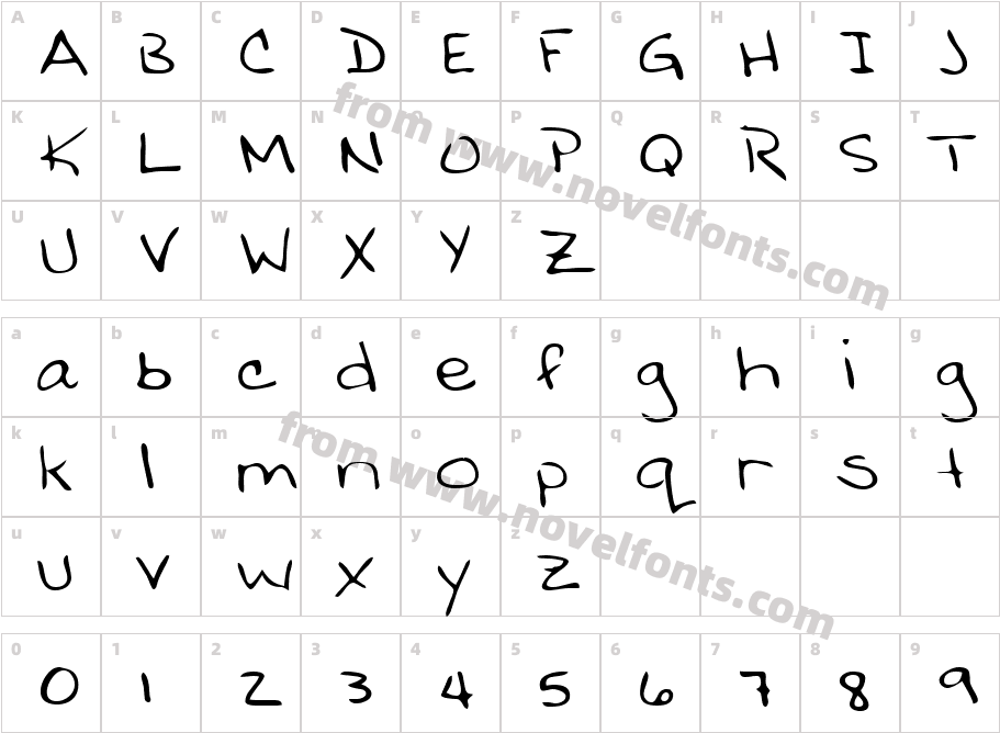 BobbiesHand-PlainCharacter Map