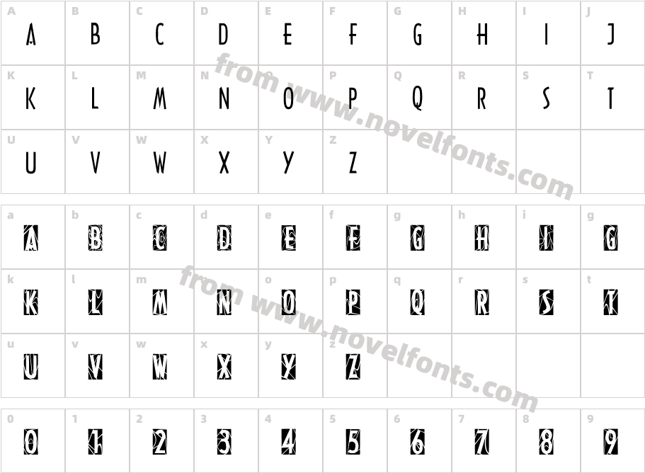 ModernStainedGlass2ToneCharacter Map