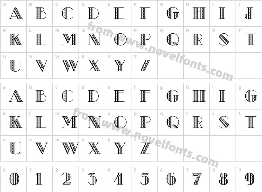 Modernistic CGCharacter Map