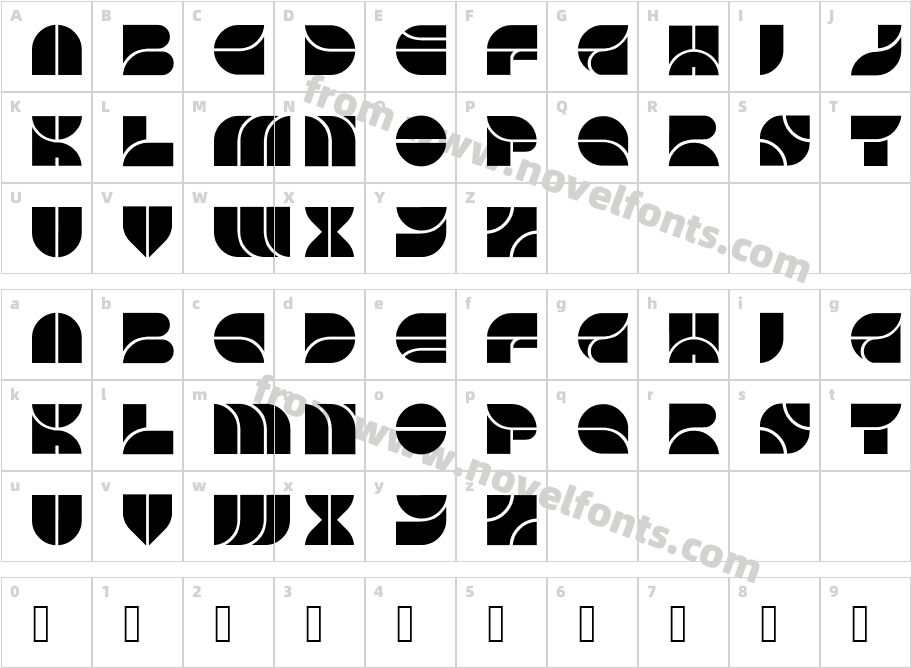 ModoCharacter Map