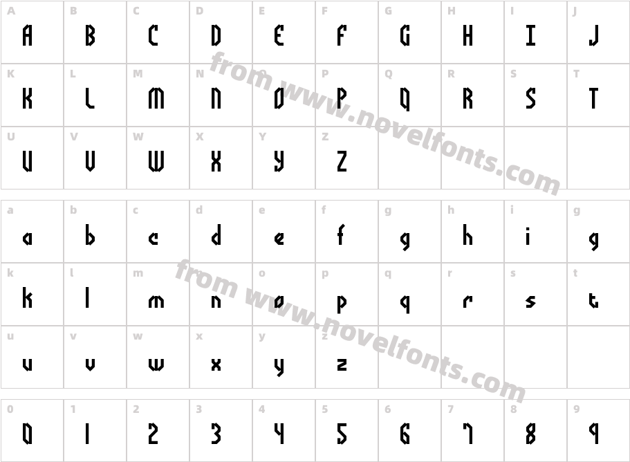 Bocuma Angle BRKCharacter Map