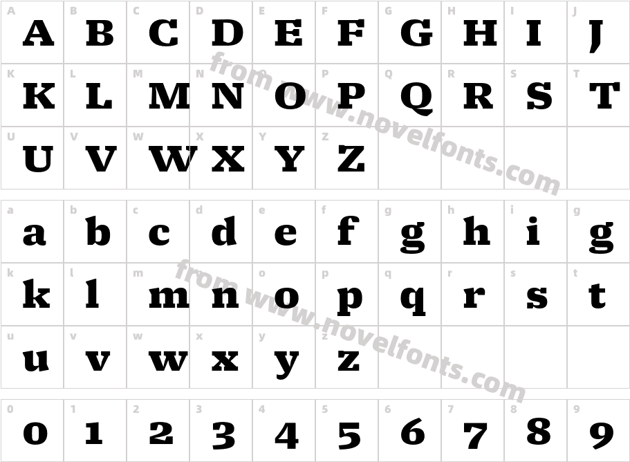 Molto BlackCharacter Map