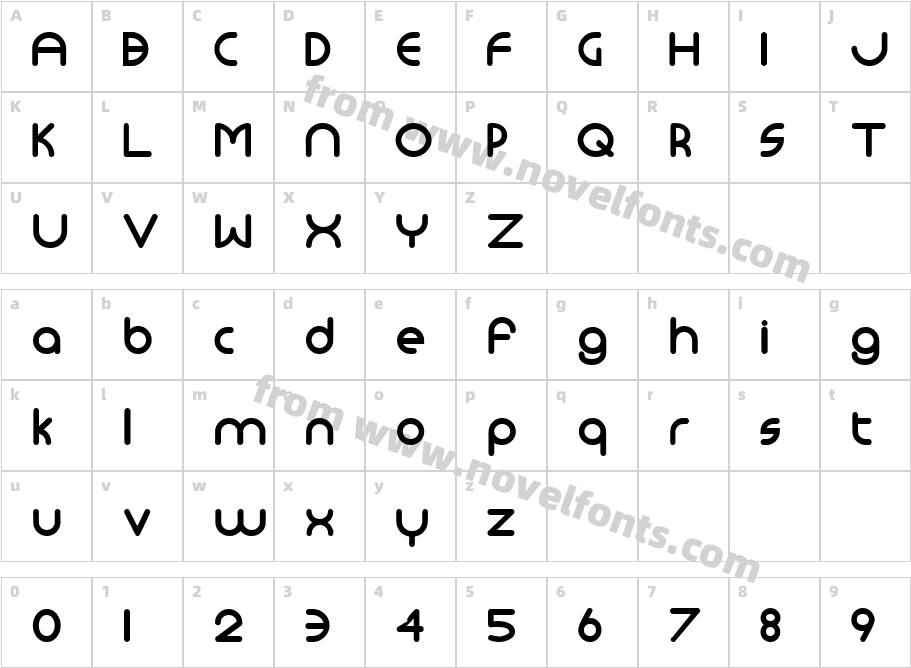 Monoglyceride BoldCharacter Map