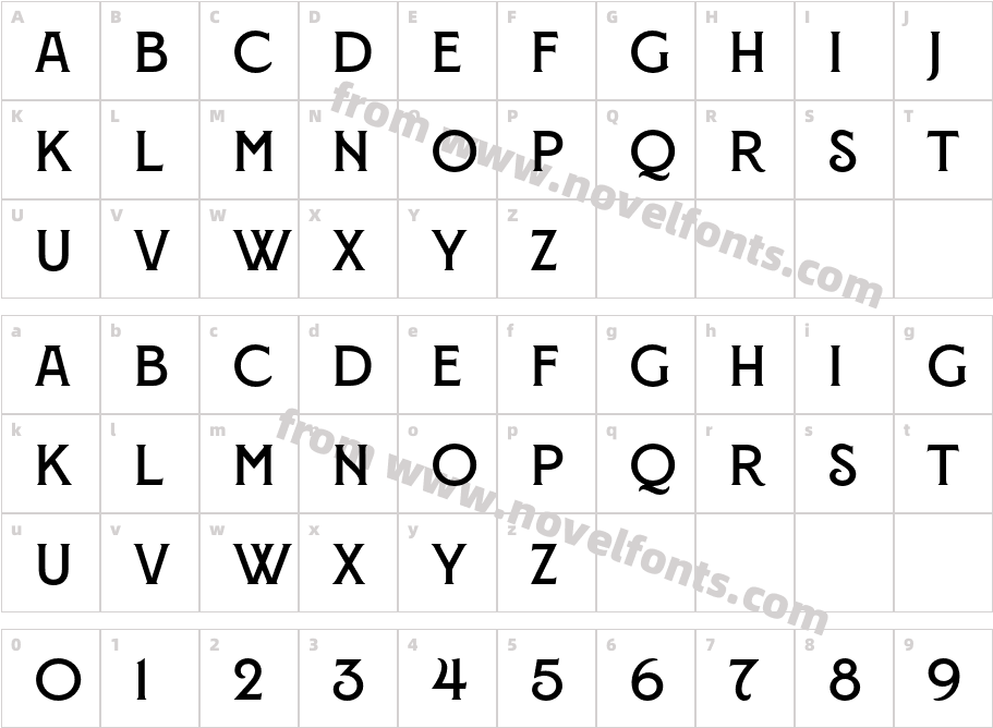 Montecatini Pro Normale BoldCharacter Map