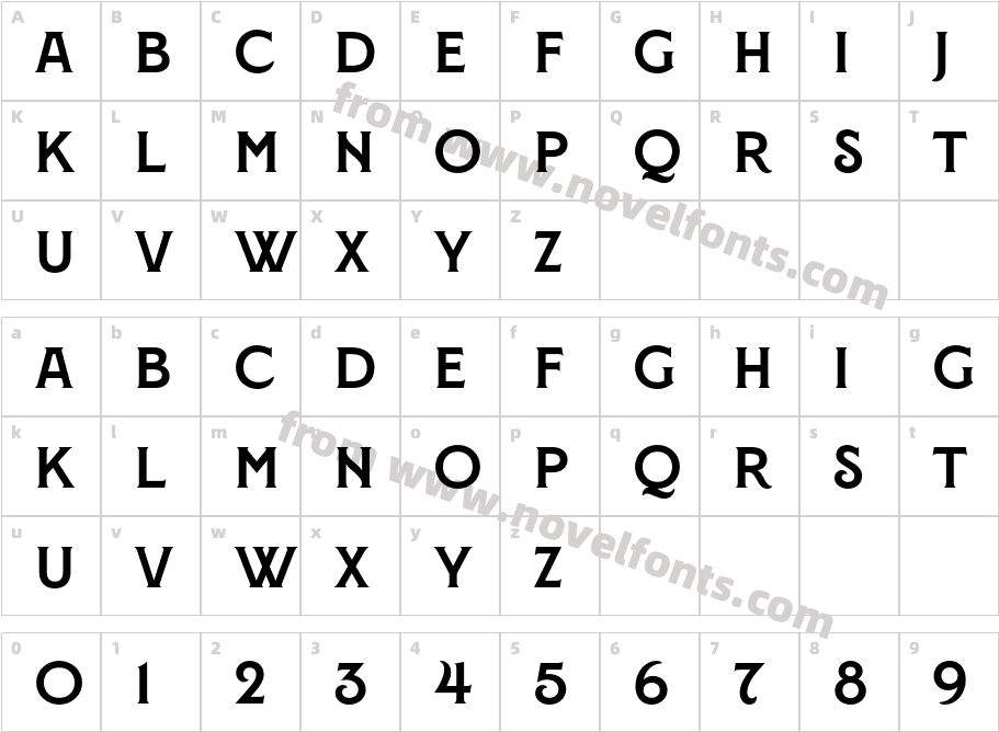 Montecatini Pro Normale UltraCharacter Map