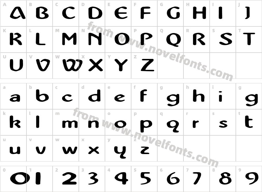 Mor Ehouse Type97Character Map