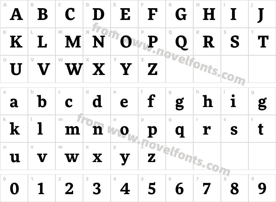 More Pro BoldCharacter Map