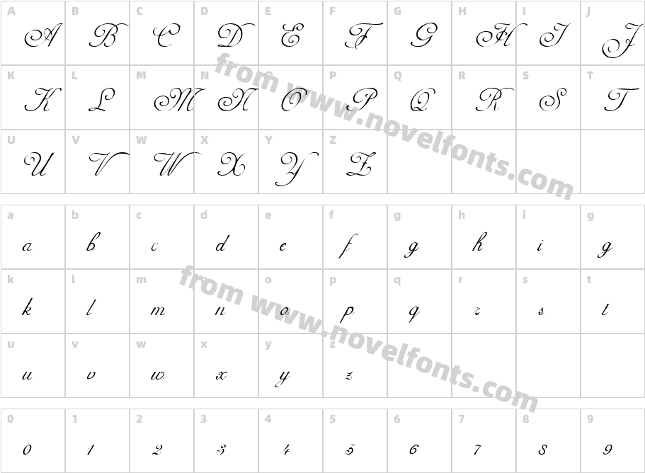 MorelleCharacter Map