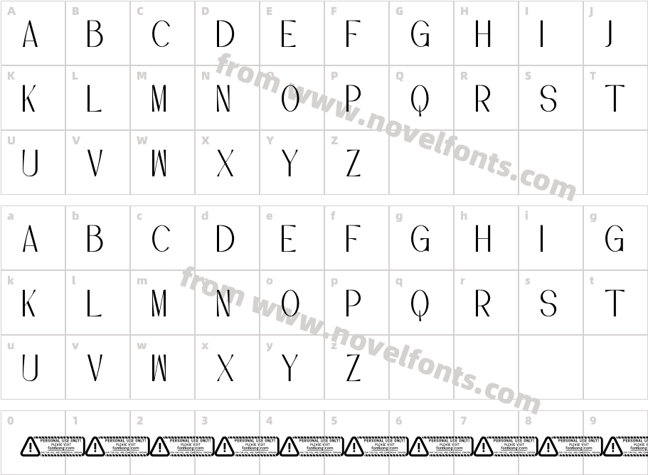 Morgan PERSONAL USE ONLY!Character Map