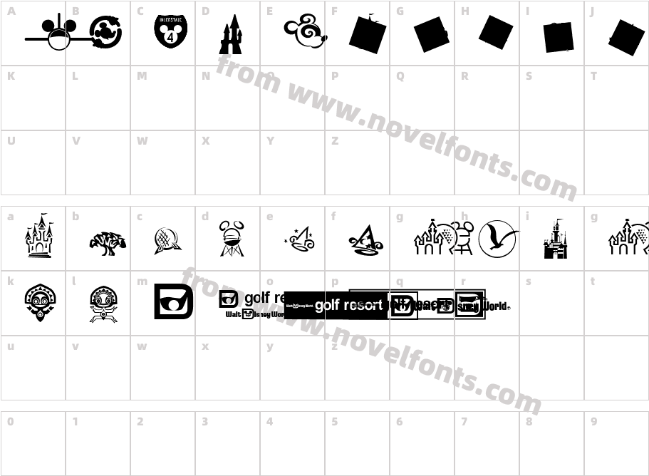 Mouse TagsCharacter Map