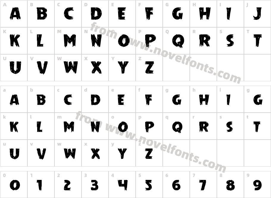 Mrs. Monster ExpandedCharacter Map