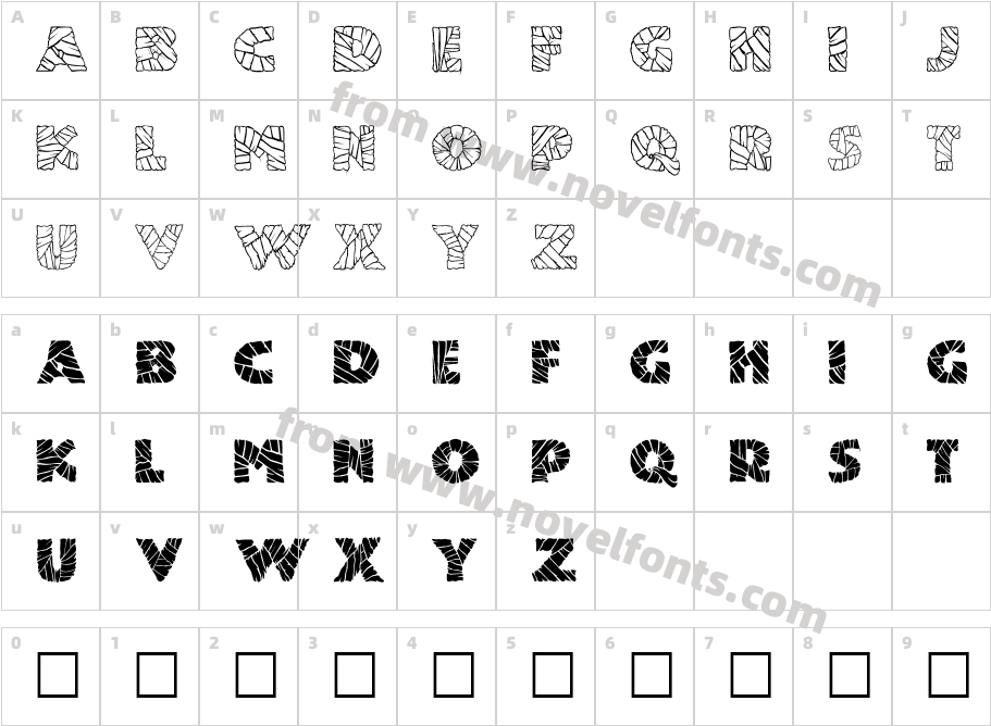 Mummified RegularCharacter Map