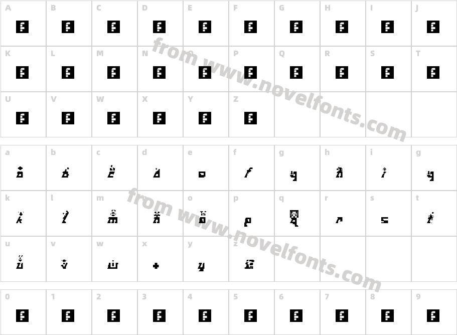 N.E. Obl [ Pictorial Abuse (set 2) ] RegularCharacter Map