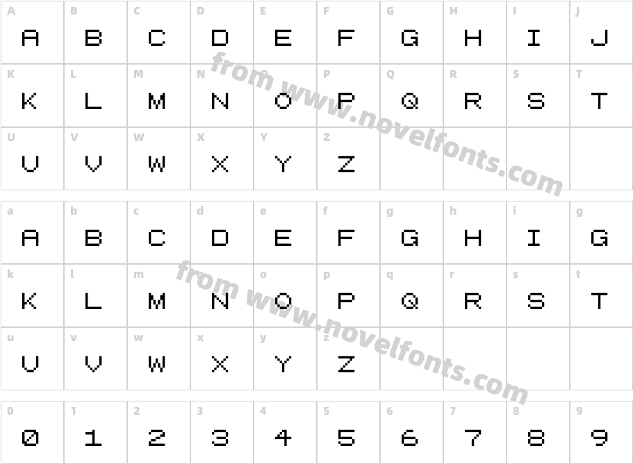 NBP Informa Five ThreeCharacter Map