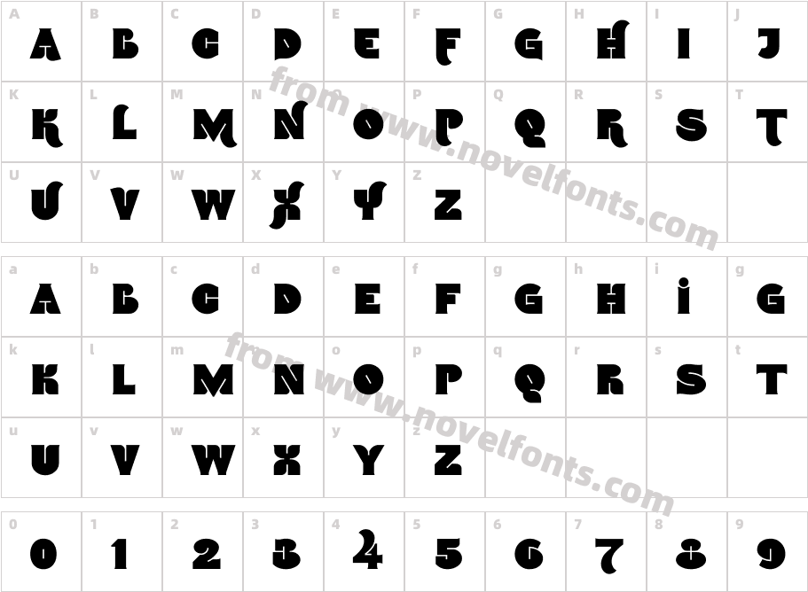 NamskinCharacter Map