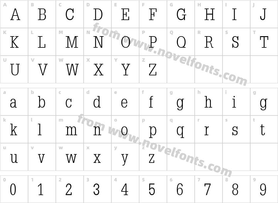 Napoleon LightCharacter Map