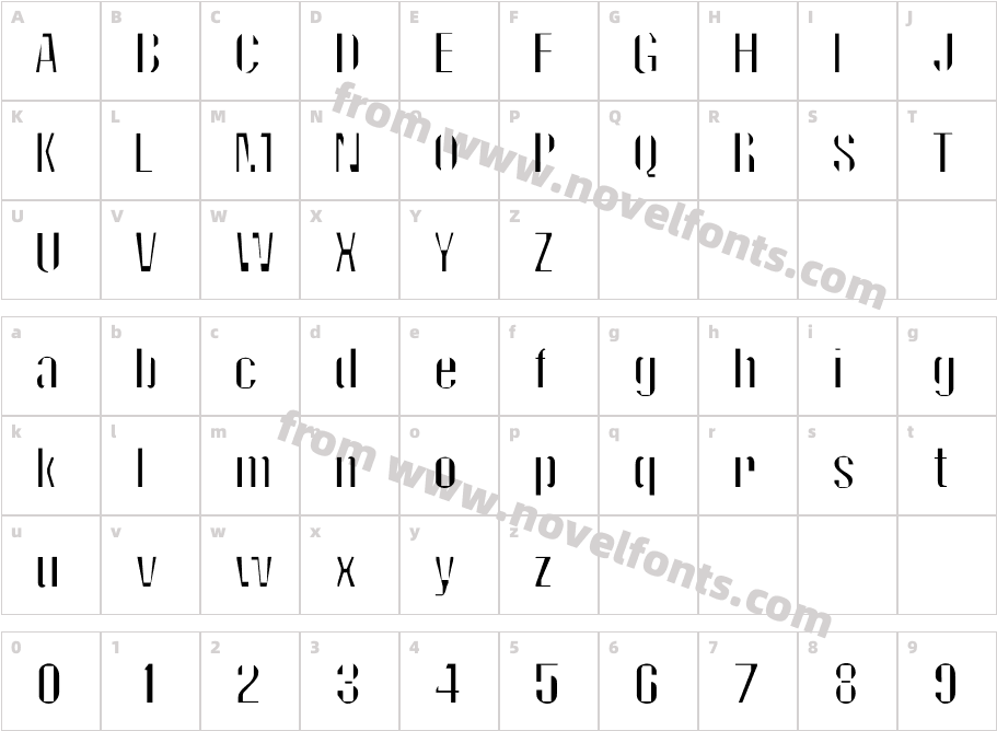 Nascent StandardCharacter Map