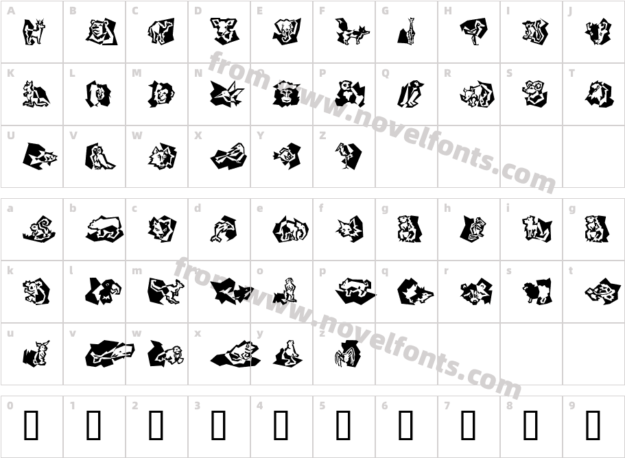 Nature Mix ICGCharacter Map