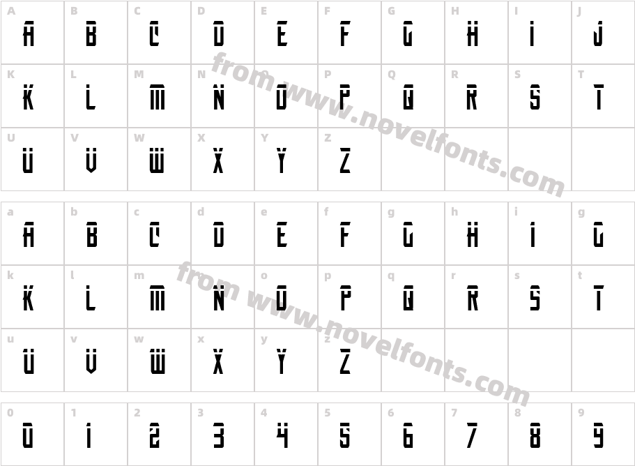 Nemesis Enforcer Laser RegularCharacter Map