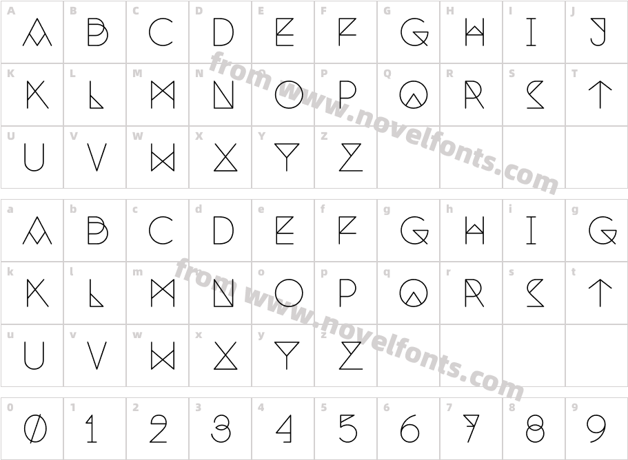 Nemoy LightCharacter Map