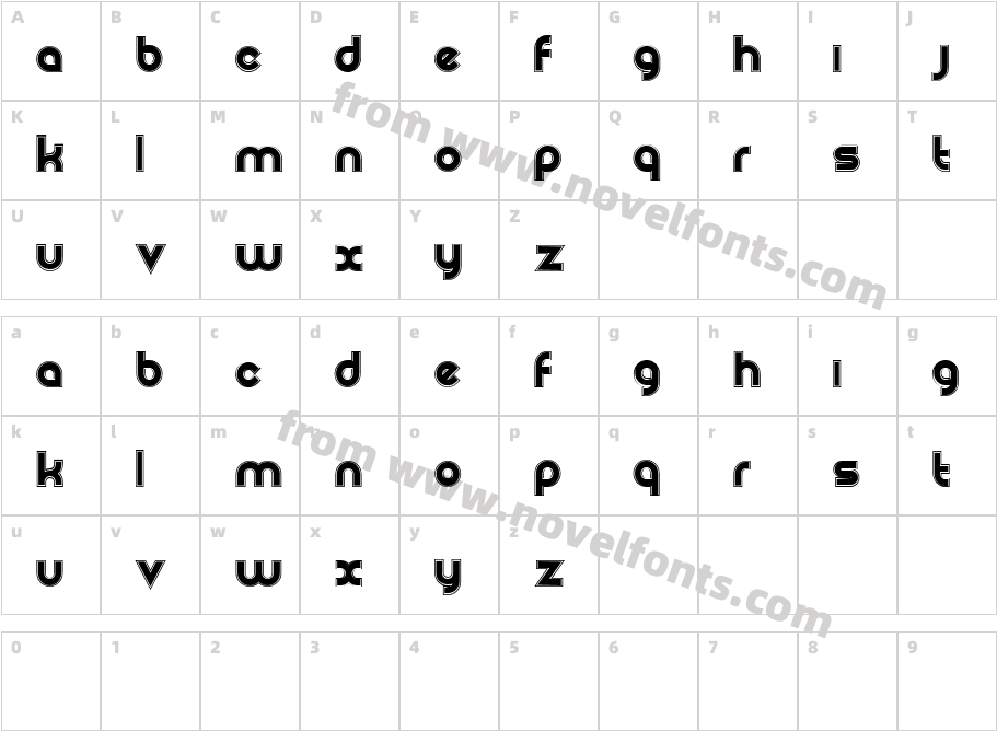 NeonCharacter Map