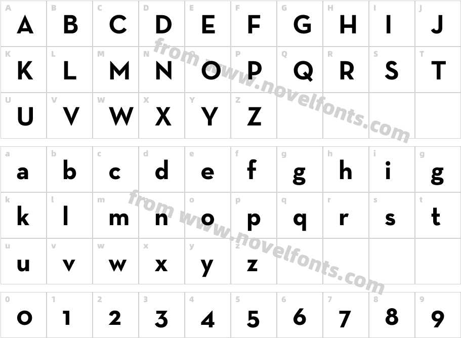 Neutra Text BoldCharacter Map