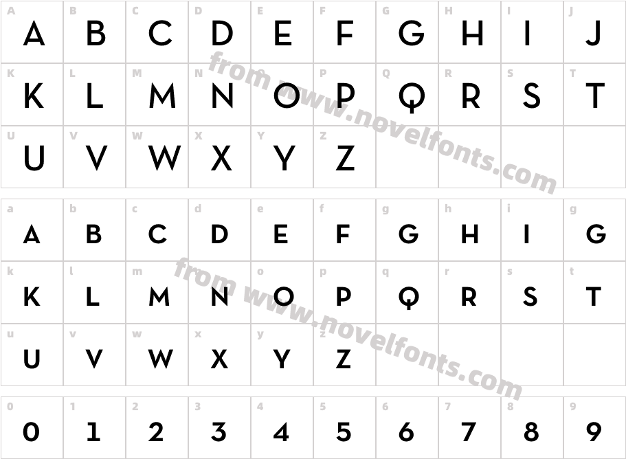 Neutra TextTF DemiSC AltCharacter Map