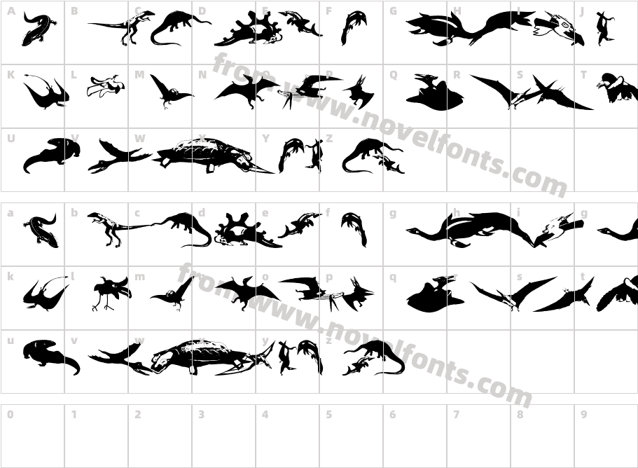 New DinosCharacter Map