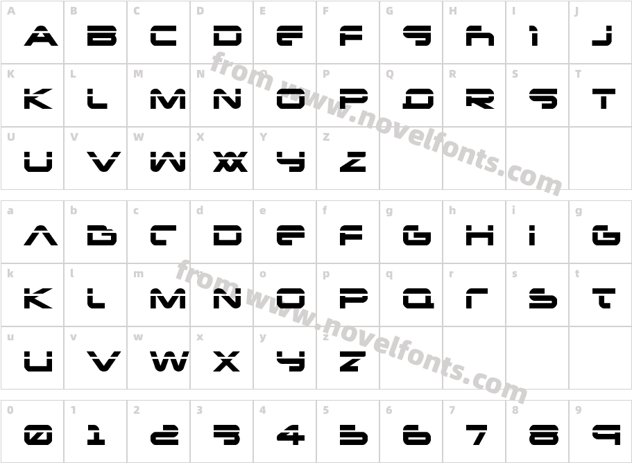 New Mars LaserCharacter Map