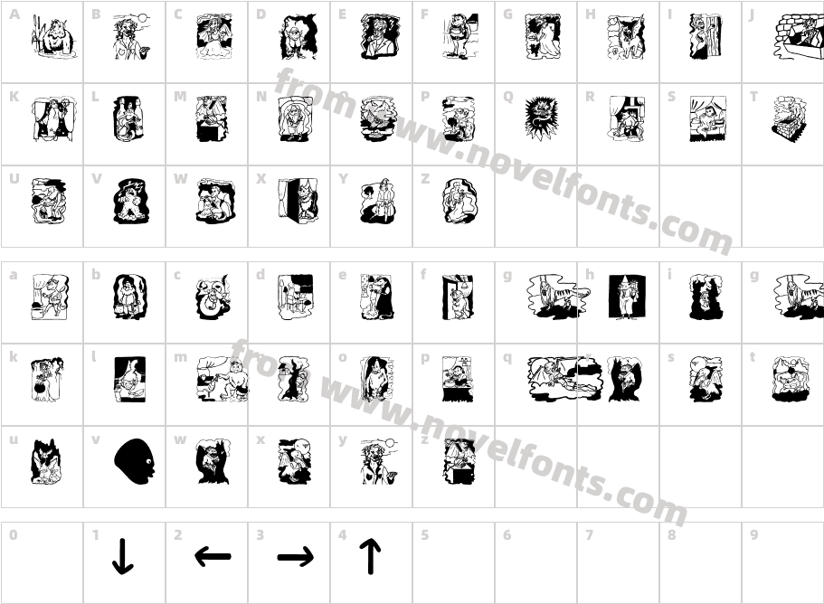 Nice Neighbours02Character Map