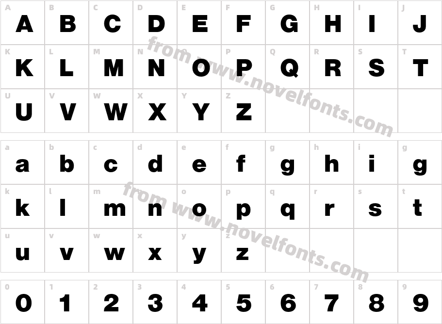 Nimbus_ Sans_ Becker_P BlaCharacter Map