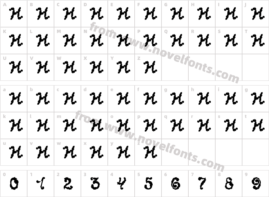 Nobr2Character Map