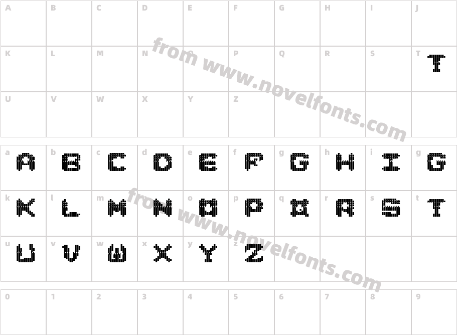 NoriCharacter Map