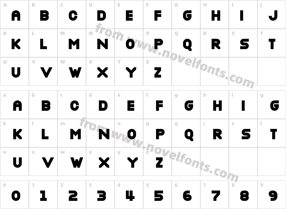 Nottke BlackCharacter Map