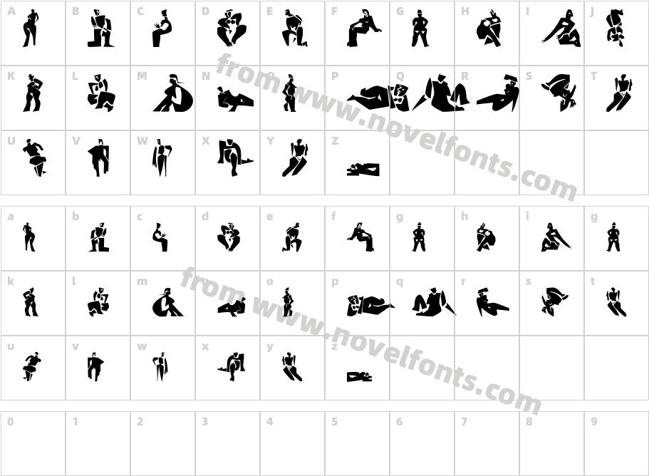 Nudes OneCharacter Map