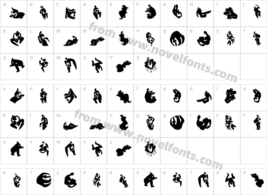 Nudes TwoCharacter Map