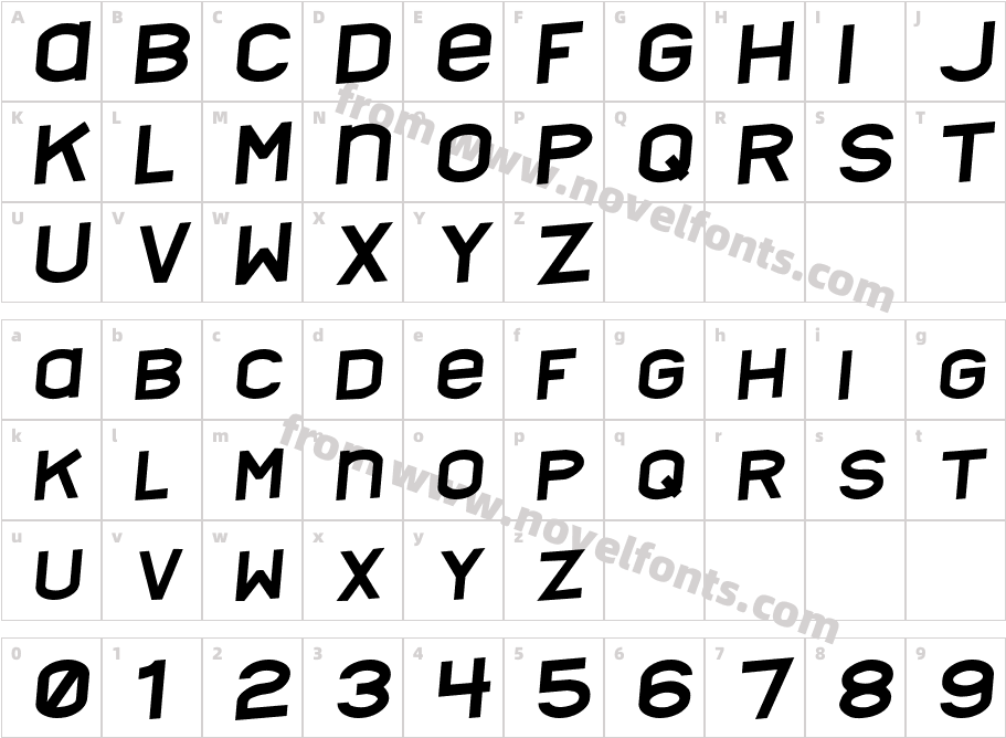 Nyctalopia tiltCharacter Map