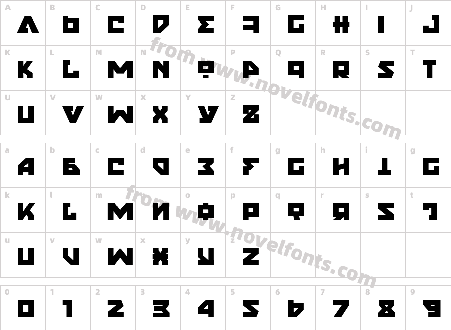 NyetCharacter Map