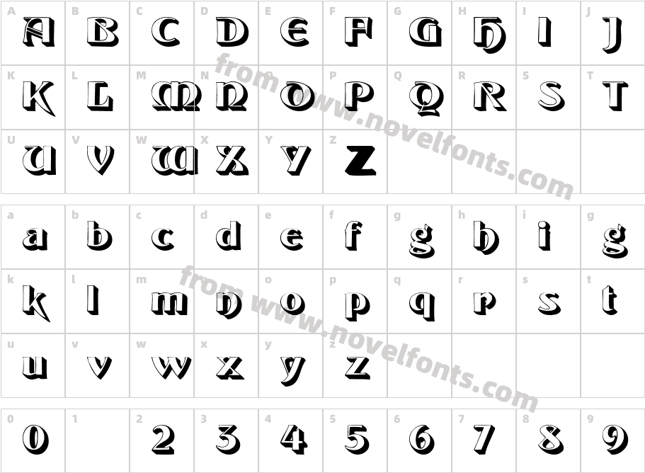 ObeliskSSKCharacter Map