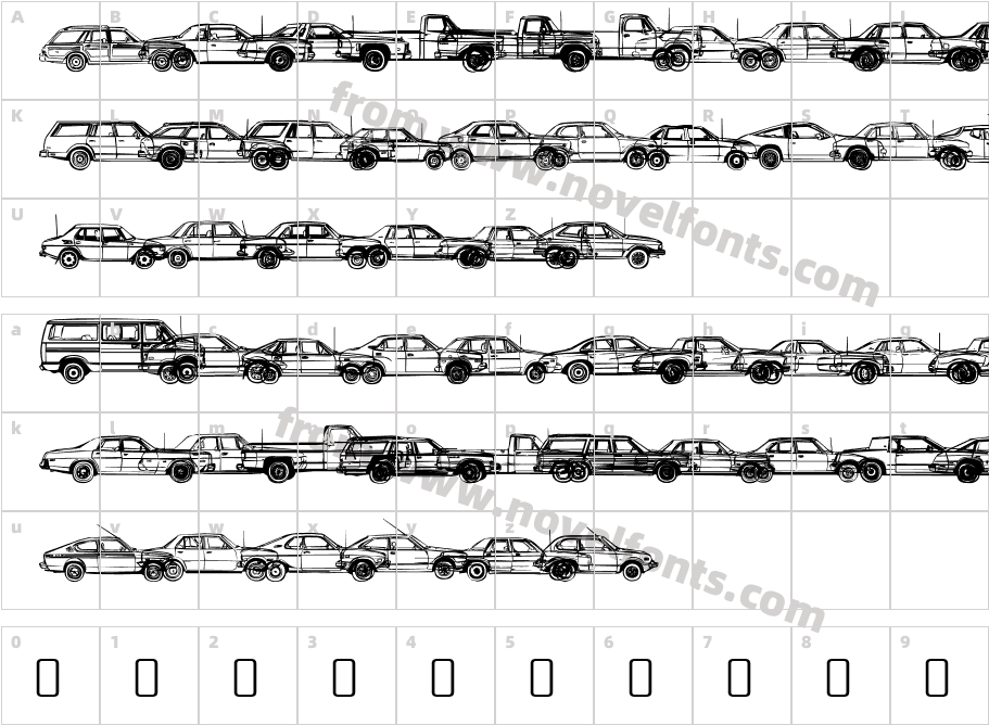 Oil CrisisA RegularCharacter Map