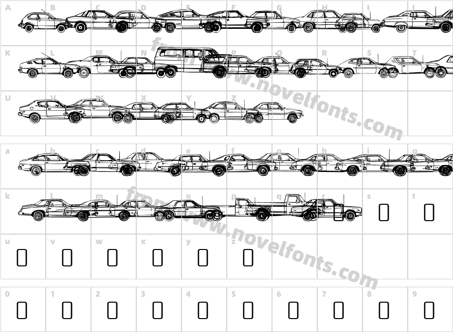 Oil CrisisB RegularCharacter Map