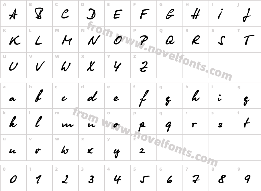 OlgaCTTCharacter Map