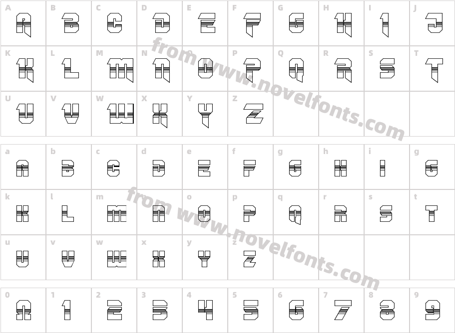 OmegaForce Halftone 3D RegularCharacter Map