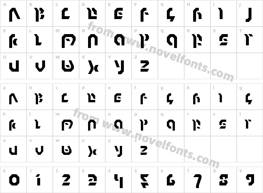 OmnicronCharacter Map